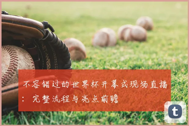 不容错过的世界杯开幕式现场直播:完整流程与亮点前瞻