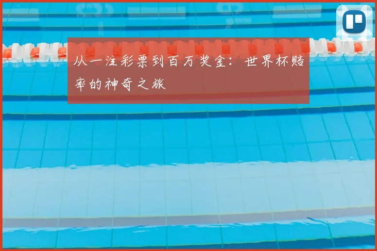 从一注彩票到百万奖金:世界杯赔率的神奇之旅